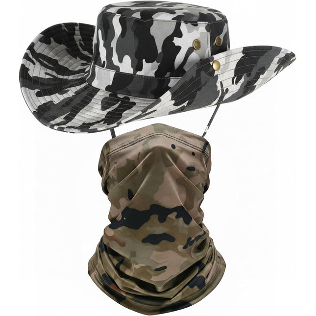 SEAYO Bucket Hat for Men and Women with Face Cover - CROCH fishing tackle Australia