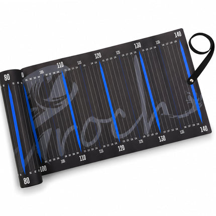 CROCH Fish Measuring Ruler – Extra-Large 140 cm × 25 cm | Waterproof, Rollable, with Stop Block & Strap for Easy Storage