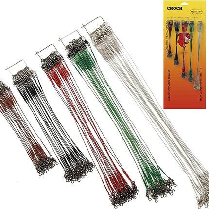 100pcs Fishing Wire Leader Rigging Trace Spinner Wire - view 6