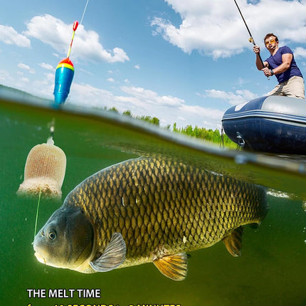 CROCH PVA Mesh 5m 37mm - Wide Dissolving Mesh for Boilies and Pellet Parcels - view 3