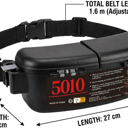 Fishing Tackle Storage Box with Waist Belt - view 2