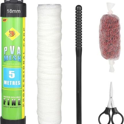 CROCH PVA Mesh Kit 5m with Plunger - Narrow to Wide Mesh for Sticks and Bags - view 1