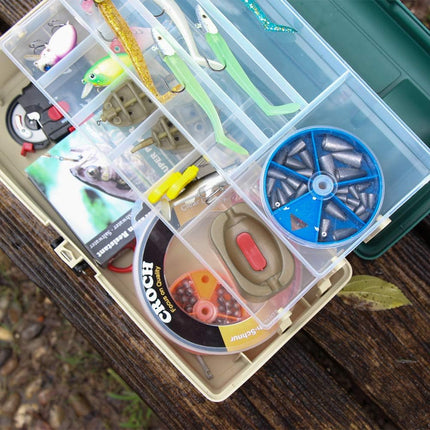 Fishing 2-Tray Tackle Box Plastic Box Plastic Storage Organizer Box - view 7