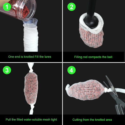 CROCH PVA Mesh Kit 5m with Plunger - Narrow to Wide Mesh for Sticks and Bags - view 5