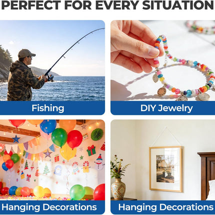 Clear Monofilament Nylon Fishing Line - view 6