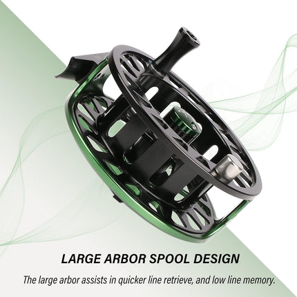 CNC-machined Aluminum Alloy Body Fly Fishing Reel SOL II WT 2/3 3/4 5/6 - view 4
