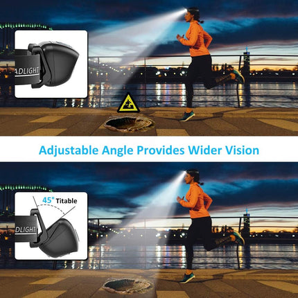 CROCH Rechargeable Head Torch 250lm - Motion Sensor Headlamp for Night Fishing - view 3
