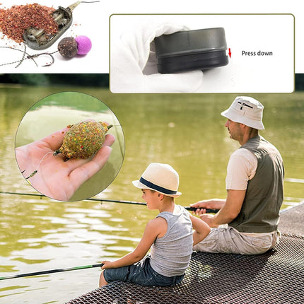 CROCH Method Feeders with Inline Weights - Carp Feeder Set for Groundbait and Pellet - view 6