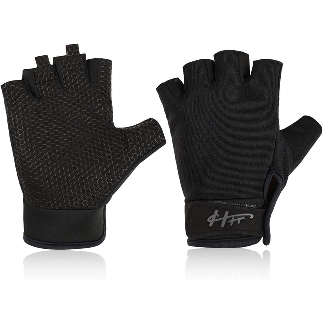CROCH Fingerless Fishing Gloves - Grip Palm Gloves for Casting Paddling and Handling - view 1
