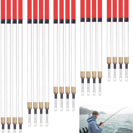 CROCH Waggler Floats 20pc - 5 Sizes Mixed Float Set for Coarse and Estuary Fishing - view 1