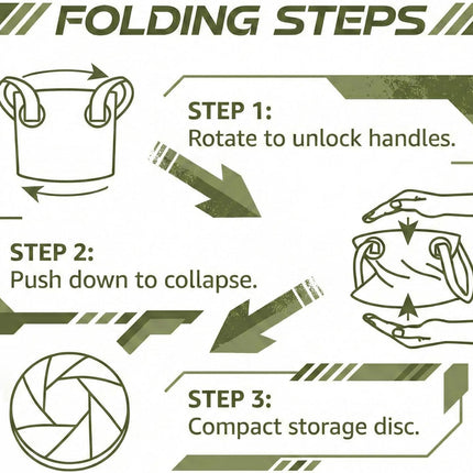 2 PCS Multifunctional Collapsible Bucket - view 6