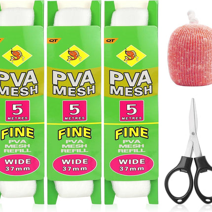 CROCH PVA Mesh Refill 5m with Scissors - Dissolving Mesh in 25mm and 37mm - view 1