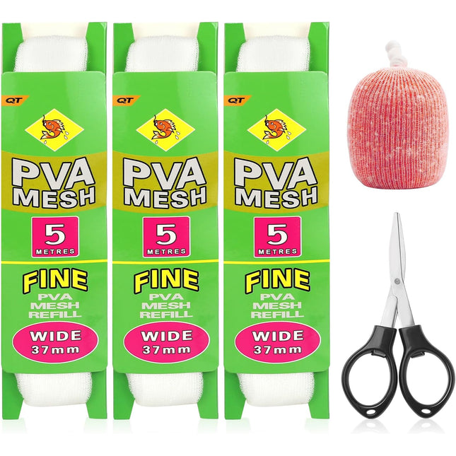 CROCH PVA Mesh Refill 5m with Scissors - Dissolving Mesh in 25mm and 37mm - view 1