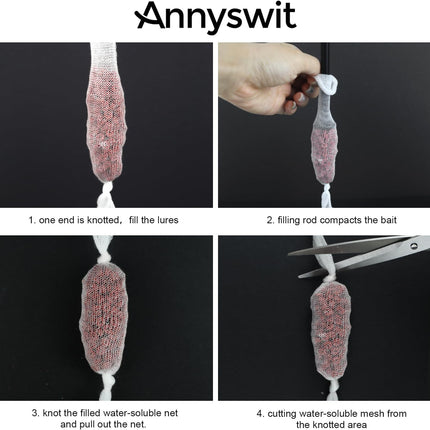CROCH PVA Mesh Refill 5m with Scissors - Dissolving Mesh in 25mm and 37mm - view 5