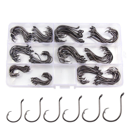CROCH Octopus Circle Hooks Offset Point, 150 Pack (#1 - 5/0)