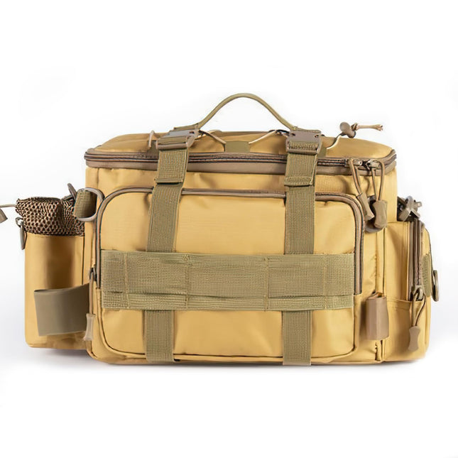 CROCH Fishing Tackle Storage Bag Small – Compact, Lightweight & Water-Resistant | Multiple Compartments for Tackle Storage | Practical Design for Shore & Boat Fishing (CC)