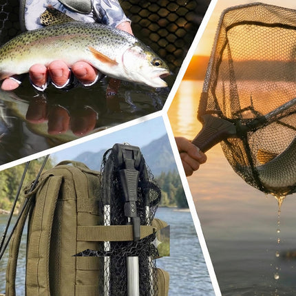 Foldable Fishing Landing Net with Telescopic Handle - view 9
