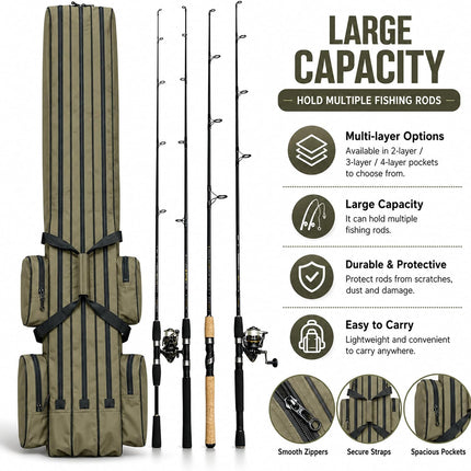Fishing Rod Bag with Shoulder Strap - view 5
