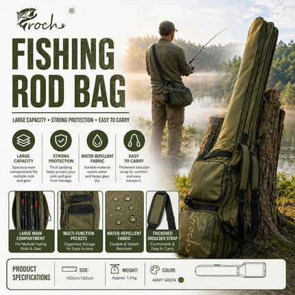 Fishing Rod Bag with Shoulder Strap - view 7