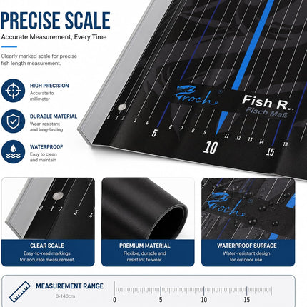 Fish Measuring Ruler – Extra-Large 140 cm × 25 cm - view 3