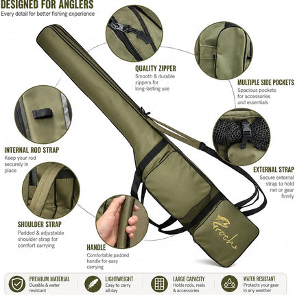 Fishing Rod Bag with Shoulder Strap - view 6