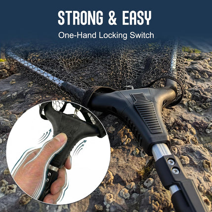 Foldable Fishing Landing Net with Telescopic Handle - view 6