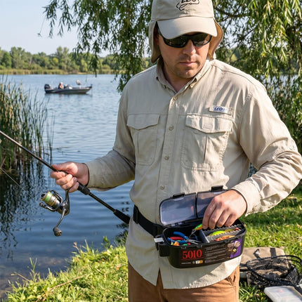 Fishing Tackle Storage Box with Waist Belt - view 7