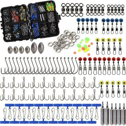 216pcs Fishing Accessories Tackle Box Set