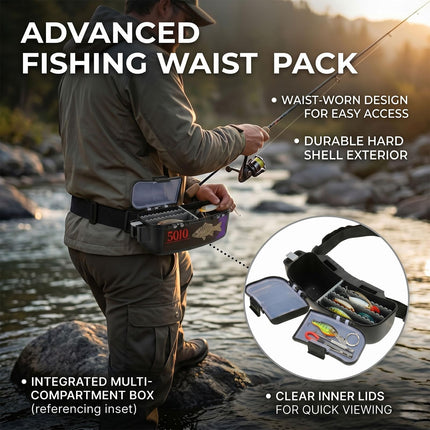 Fishing Tackle Storage Box with Waist Belt - view 6