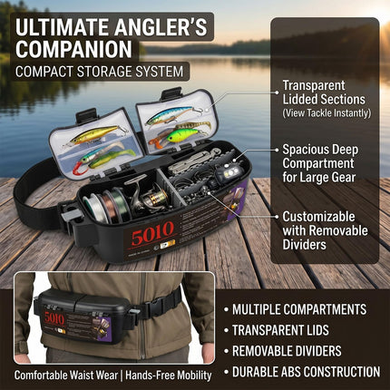 Fishing Tackle Storage Box with Waist Belt - view 5