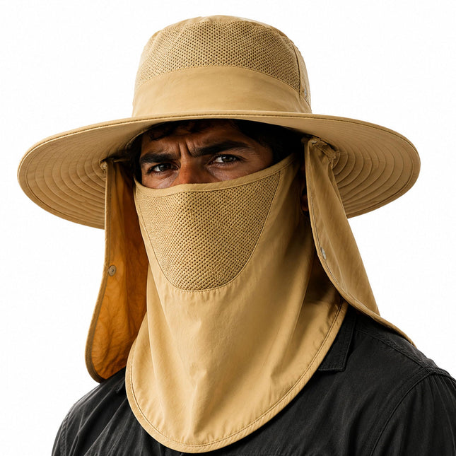 CROCH SEAYO Bucket Hat for Women and Men, Wide Brim Sun Hat for Beach Travel Fishing and Everyday Wear, Lightweight Foldable Summer Fisherman Hat, 9 Colours Khaki