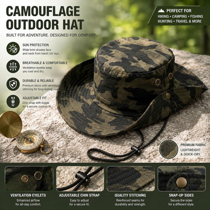 SEAYO Bucket Hat for Men and Women with Face Cover - view 2