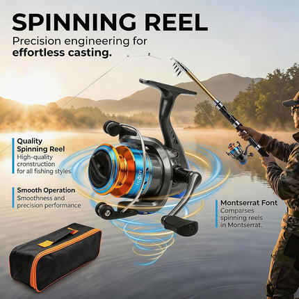 Telescopic Fishing Rod and Reel Combo - view 4