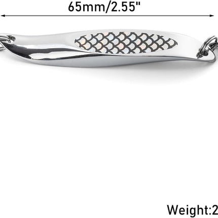 CROCH Metal Casting Jigs 5pc - Wedge Profile Spoon Lures for Tailor Salmon and Kingfish - view 2
