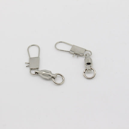 Ball Bearing Snap Swivels with Safety Snap