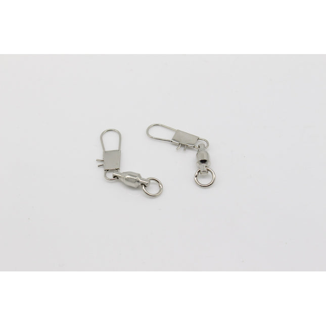 Ball Bearing Snap Swivels with Safety Snap