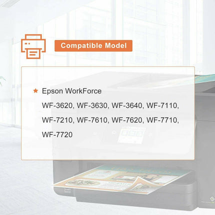 8pack 252XL Generic Ink Cartridge For Epson WorkForce WF3620 WF3640 WF7610 | toneroz