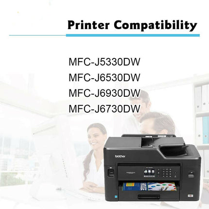 4pack LC3319XL Ink Cartridge For Brother MFC J5330DW J5730DW J6530DW 6930 | toneroz