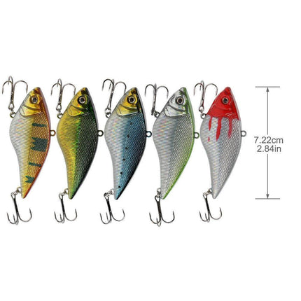 the size of fishing lure