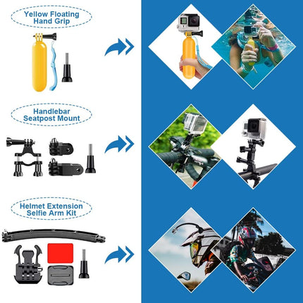 50 in 1 Action Camera Accessories Kit