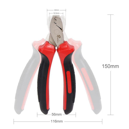 size of fishing pliers
