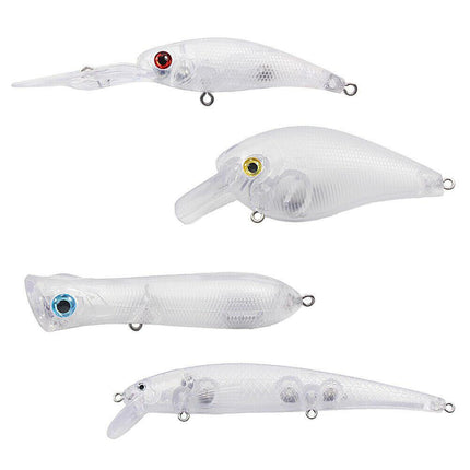 blank fishing lure with eyes