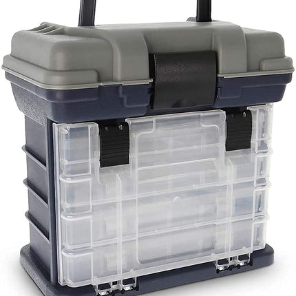 Caja de aparejos de pesca de 4 capas