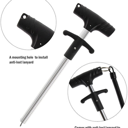 2pcs Aluminum Fish Hook Remover Tool