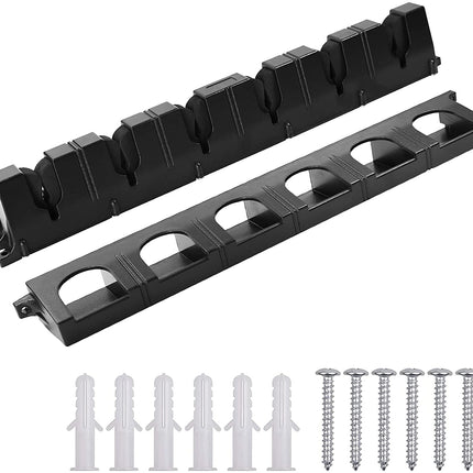6 Angelruten-Wandhalter Horizontal