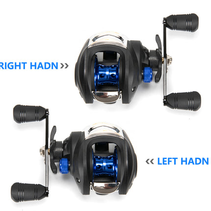 7.2: 1 carrete de metal de carrete de lanzamiento de cebo de alta velocidad