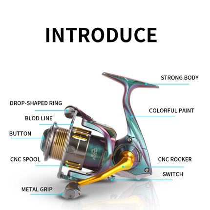 CK Serie 1000 2000 Spinning Angelrolle