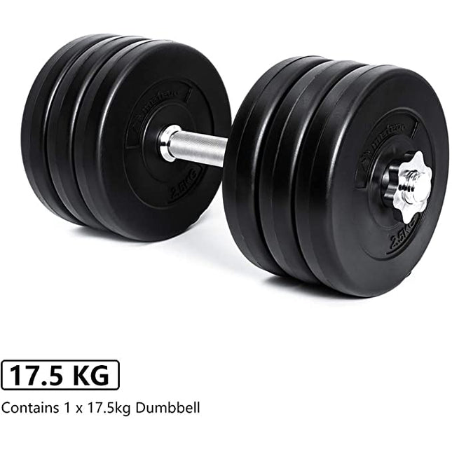 Meteor Essential Dumbbell Set Weight Dumbbells Plates