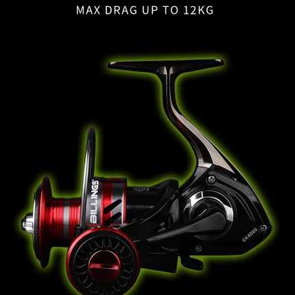 GK1000-6000 All Metal Spinning Fishing Reel