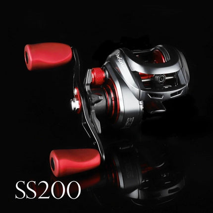 SS200 7,3:1 Hochgeschwindigkeits-Baitcasting-Rolle 8+1BB